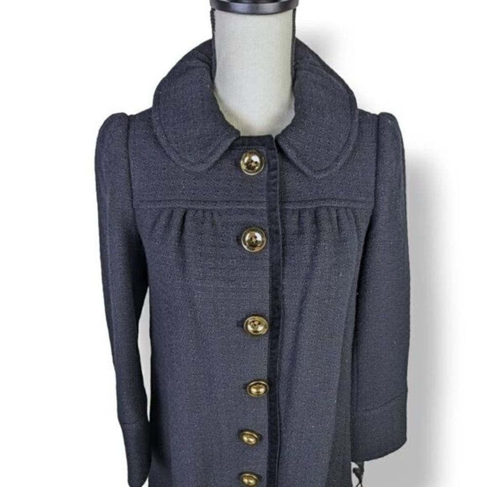 Juicy Couture Charcoal Blazer with Gold Buttons
